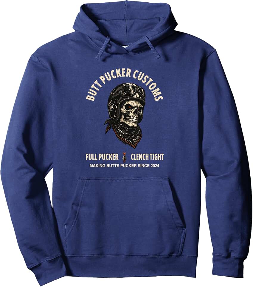 BPC classic helmeted skull pullover hoodie