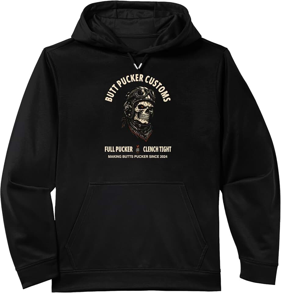 BPC classic helmeted skull performance hoodie