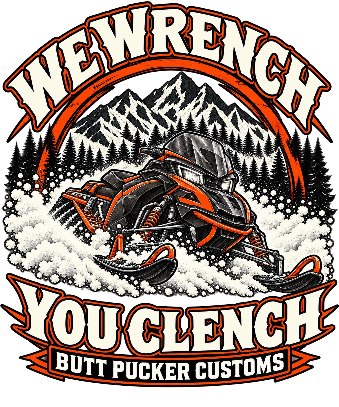 Snowmobile Collection T-shirt artwork preview